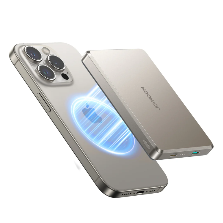 joyroom-jr-pbm08-pro-10000mah-20w-metal-magnetic-wireless-power-bank-silver