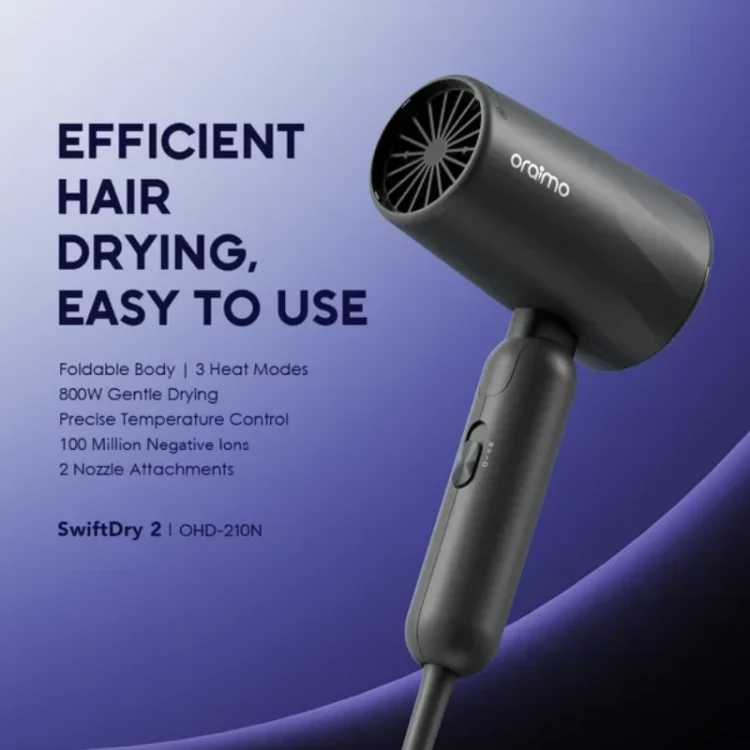 oraimo-swiftdry-2-ohd-210n-foldable-800w-efficient-hair-dryer-2